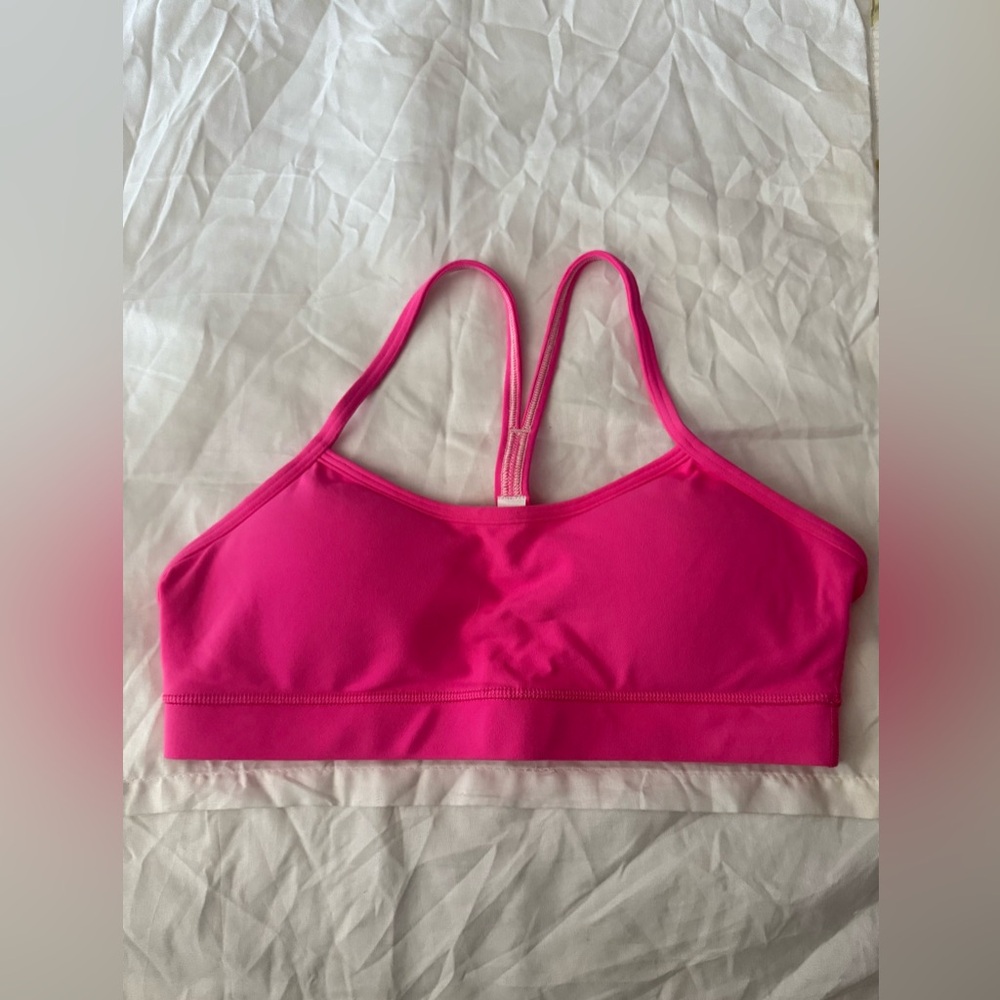 Lululemon Hot Pink Sports Bra Size 8